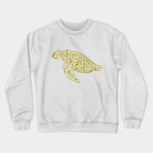 yellow turtle tattoo Crewneck Sweatshirt